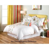 Harlequin Samara Single Bed Quilt Cover in White